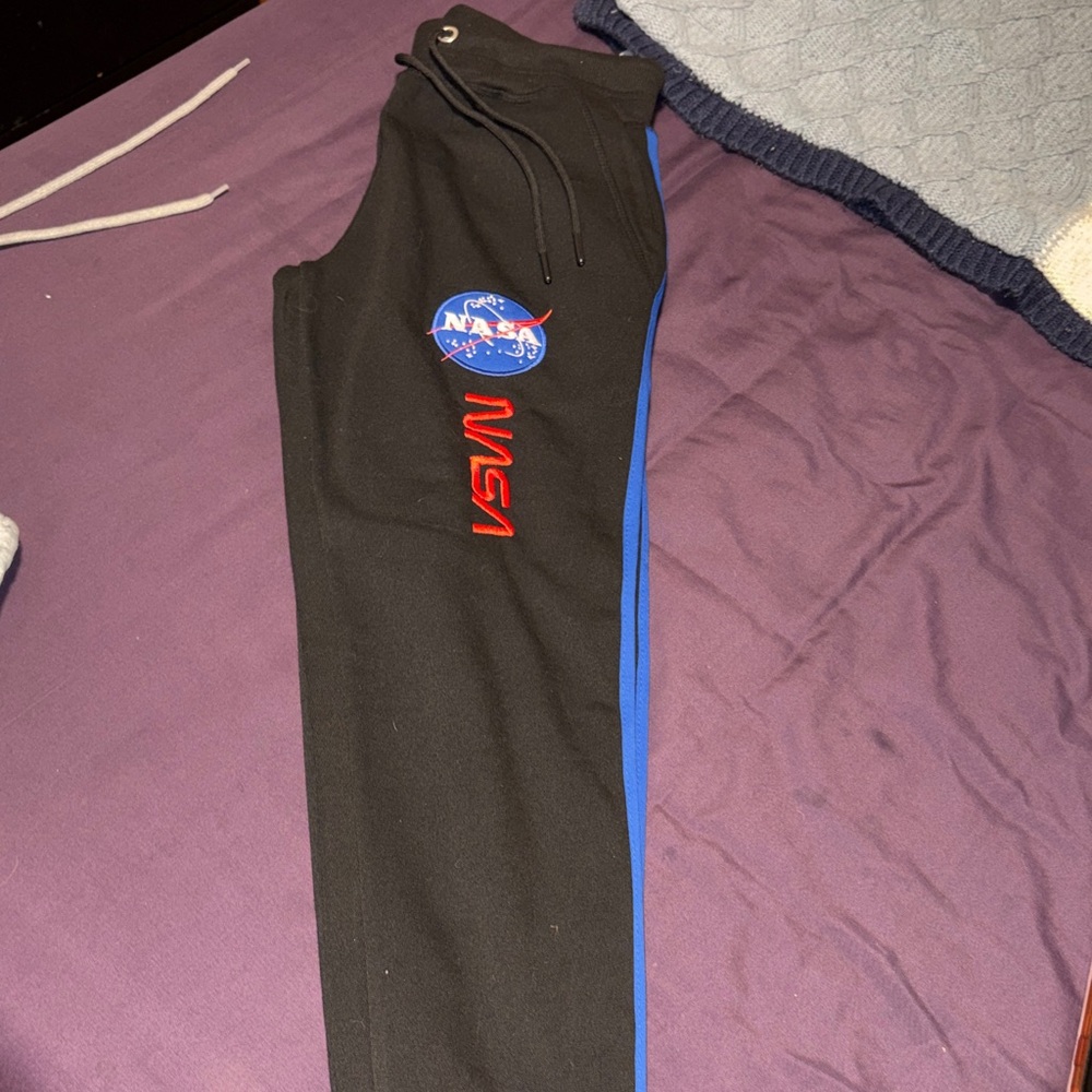 NASA Black and Blue Sweatpants